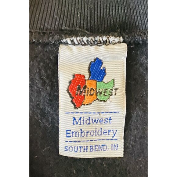 VTG Midwest Embroidery Hurricanes of Miami Crewneck Sweatshirt Made in USA XL - Picture 3 of 11